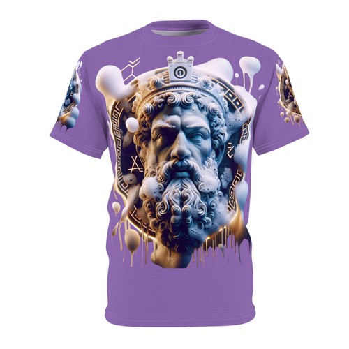 T-shirt unisex taglio e cucito (AOP) King Currency REX Foam - Foto 2 di 5