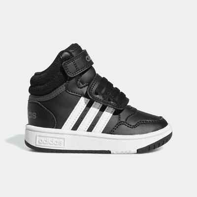 Toddler adidas Hoops Mid 3.0 AC Synthetic GW0408 Black White 100% Authentic New