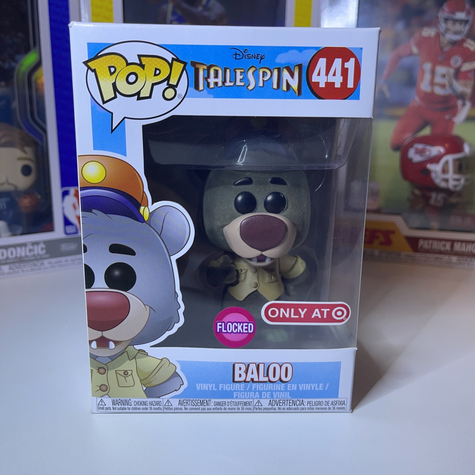 Baloo #441 Funko Pop! Disney Tale Spin Vinyl Figure Target Exclusive Flocked