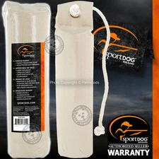SportDOG SDT00-11684 One Jumbo Canvas Dummy Natural White Young or Adult Dogs