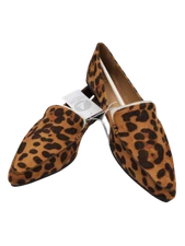 A New Day Women’s Flats Loafers Shoes - Micah Pointed Leopard Print 