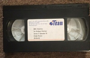 DOLLY PARTON - SO GRAHAM NORTON SHOW BBC AMERICA  RARE VHS VIDEO TAPE PROMO 2001