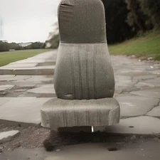 FREEDMAN 909959 SHIELD DRIVER SEAT Black Fabric Recline Lumbar with Slider kit