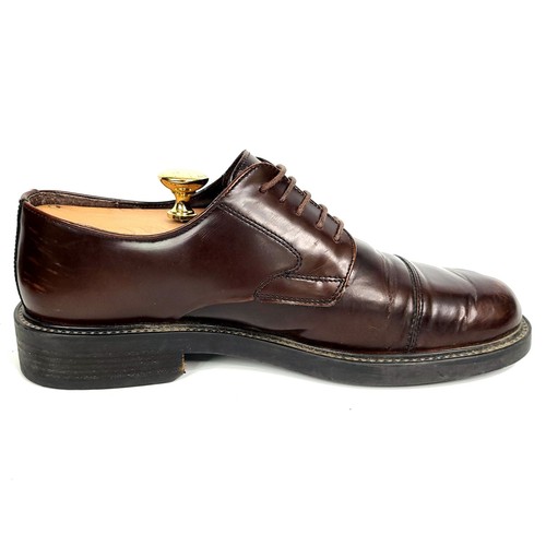 Bass Cap Toe Rustic Brown Oxford Shoes Men's SIze 9.5 - Picture 8 of 11
