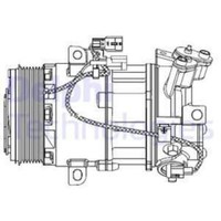 Delphi Kompressor Klimaanlage Passend FüR Renault Captur J5_ Clio IV Bh_ Kh_