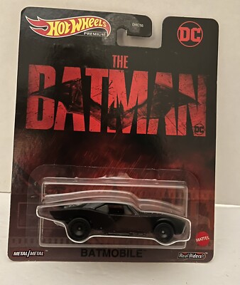 Hot Wheels Premium DC The Batman BATMOBILE Retro Entertainment Real Riders 1:64
