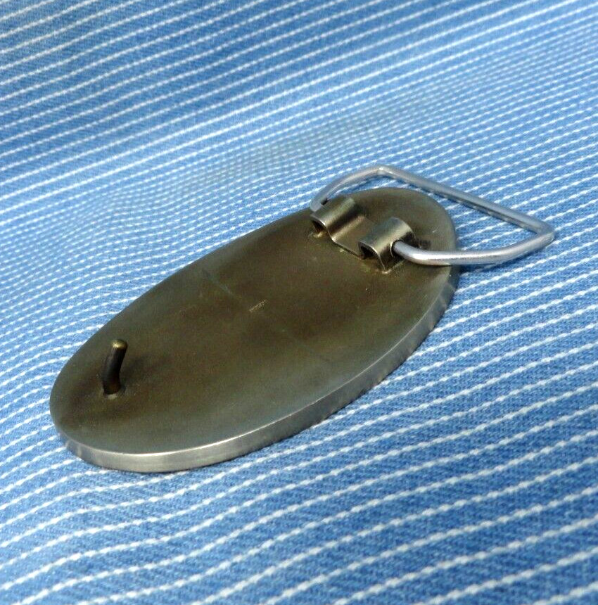 Northern Telecom Employee Belt Buckle NT Nortel Vintage 70s Jostens      .GTA389