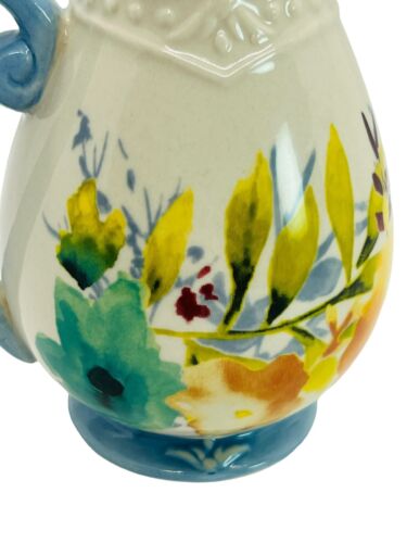 "Mini brocca da donna The Pioneer Creamer design blu salice e floreale 11 oz 5,25" - Foto 7 di 12
