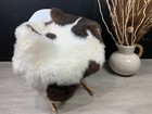 Natural Sheepskin Pelt Pet Bed Rug Animal Skin Chair Cover Luxury