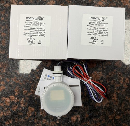 5 - Merrytek MC054V-RC-D Belegungssensor zur Befestigung, Tageslicht, 120/277V - Bild 9 von 11
