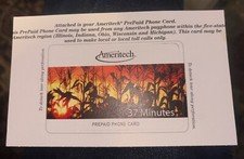 Ameritech - Prepaid Phone Cards - View-Pay Phone - Good in IL,IN,OH WI MI 2002