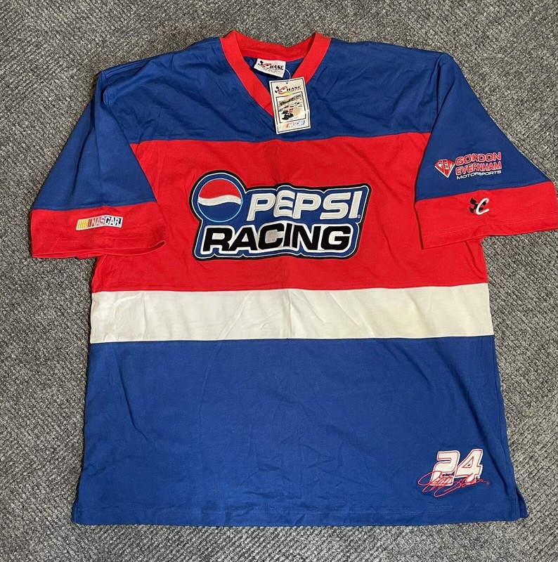 NWT Rare 1999 Gordon Evernham Motorsports Pepsi Racing Shirt Mens XL
