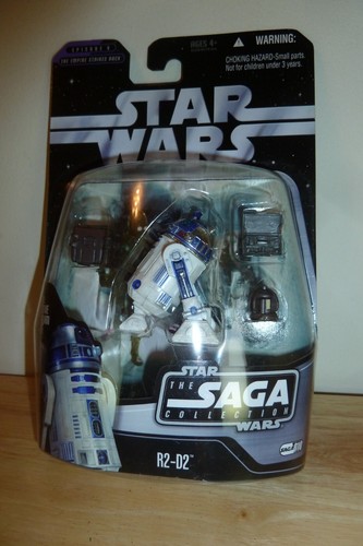 Star Wars R2-D2 The Saga Collection mit Hologrammfigur Hasbro 2006 NOC! - Bild 5 von 7