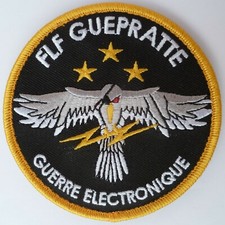 Insigne Patch Marine GUERRE ELECTRONIQUE RENSEIGNEMENT FRÉGATE GUEPRATTE rare !