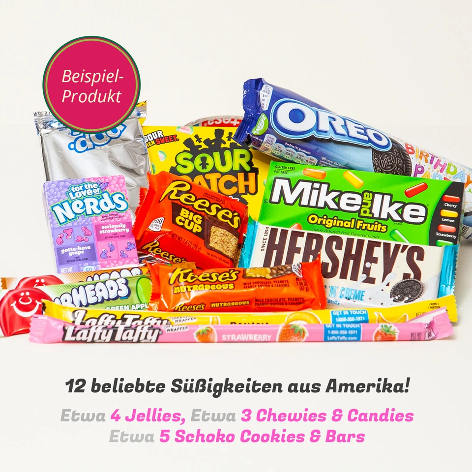 USA Box | Kennenlernbox mit 12 beliebten Süßigkeiten aus Amerika - Bild 4 von 4