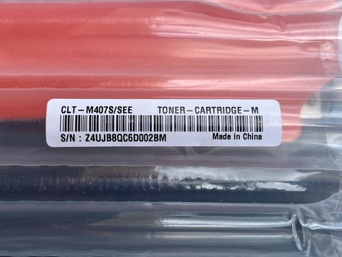 Véritable SAC SCELLÉ BOÎTE OUVERTE cartouches de toner Samsung K407 C407 M407 Y407 + BONUS - Photo 13/21