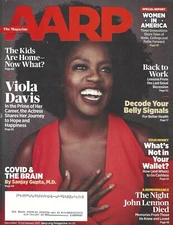 AARP DECEMBER 2020 JANUARY 2021 - VIOLA DAVIS - REMEMBERING JOHN LENNON - 