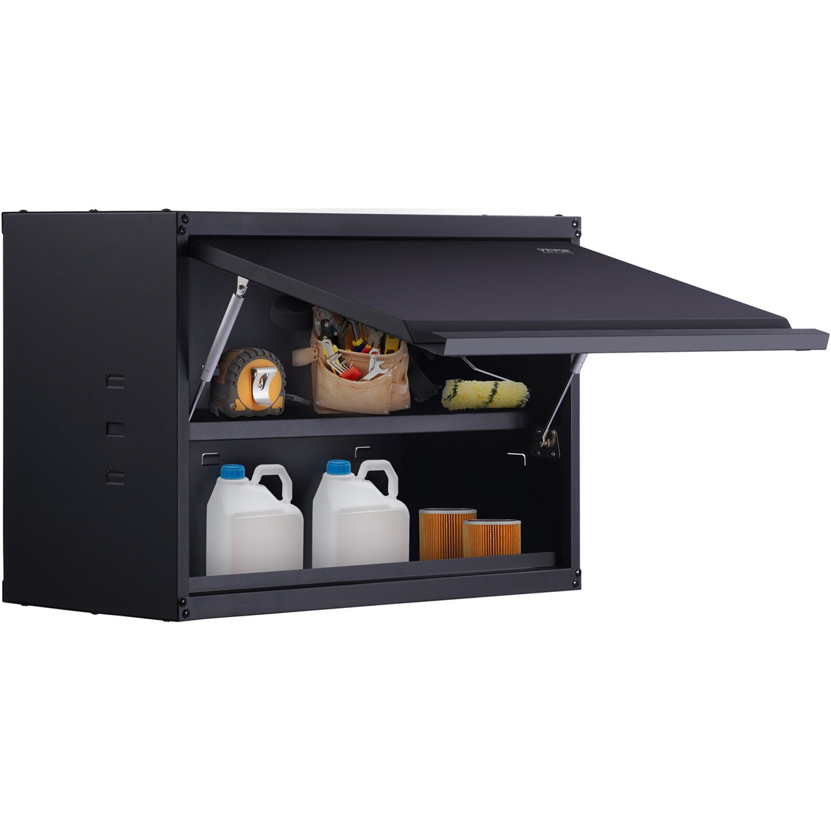 VEVOR Wall-Mounted Metal Storage Cabinet w/ Adjustable Shelf 