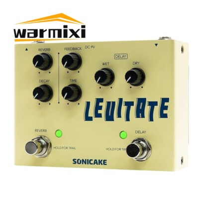 SONICAKE Levitate Delay Reverb 2-in-1 Guitar Effects Pedal Digital Effects