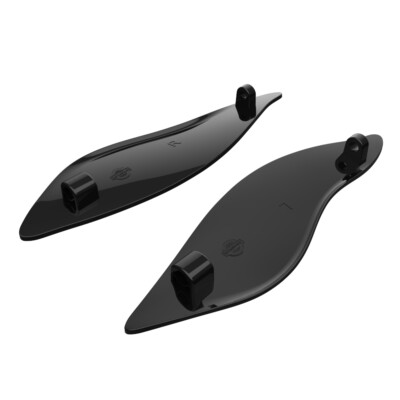 Color Matched Air Deflectors Batwing Fairing Deflectors Wind Fits for Harley 14+