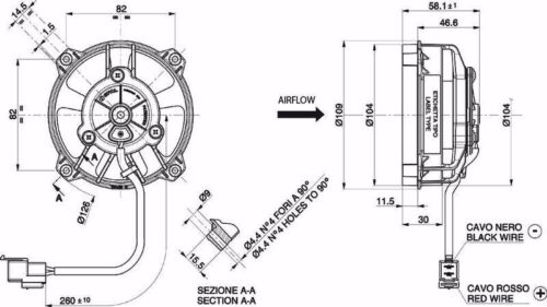 KIT VENTILATORE FAN UNIVERSALE 2 + 4 TEMPI CON INTERRUTTORE PER TUTTI GLI ENDURO - Foto 5 di 11