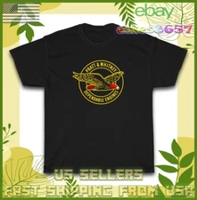 New Pratt & Whitney Military Engines Logo Men's T-Shirt American Style T-Shirt