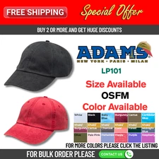 Adams Headwear LP101 Optimum Pigment-Dyed Cap