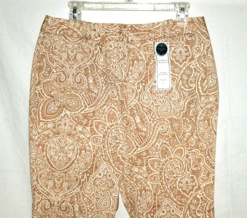 Pantalones Charter Club beige cachemira adelgazante pierna delgada tobillo pequeño 10 piezas nuevos con etiquetas $69 - Imagen 3 de 8
