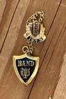 Rare 1973 School Charm Brooch Chain Band Pin CCSB City College Or Catholic — photo 8