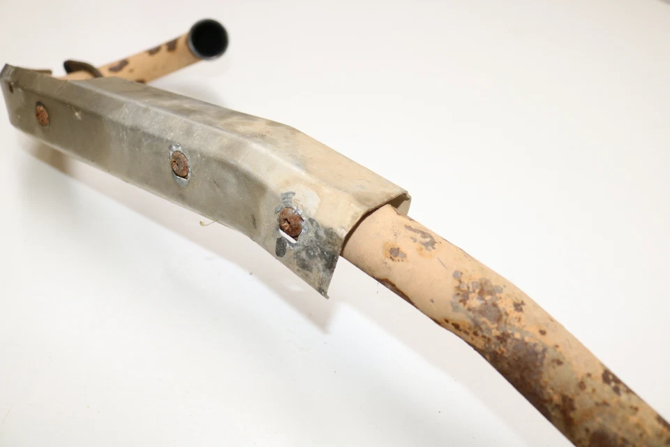 Tubo de cabezal de escape Arctic Cat 400 2004 automático Fis 4x4 con cubierta protectora de protección térmica Foto 4 de 4