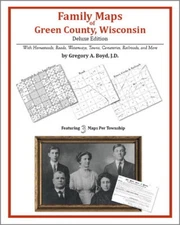 Family Maps Green County Wisconsin Genealogy WI Plat