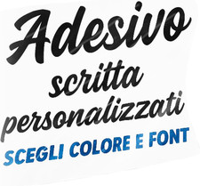Adesivi Personalizzati per Auto E Moto – Adesivo Tuning Racing Scritta Nome – St