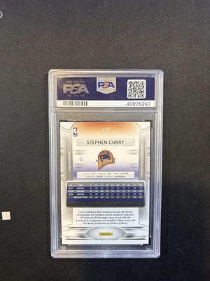 Stephen Curry 2009-10 Panini Prestige Rookie #157 PSA 10 | eBay