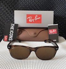 BROWN RB2132 RAY-BAN NEW WAYFARER SUNGLASSES FREE (55-18 145MM)