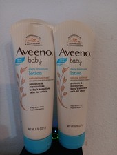 Aveeno Baby Daily Moisture Body Lotion for Sensitive Skin 8oz  2 pack 