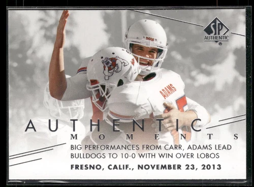2014 SP Authentic #198 Derek Carr / Davante Adams Rookie