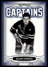 2006 Parkhurst Captains #/3999 Hockey Allan Stanley 193 New York Rangers