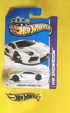 Hot Wheels White Lamborghini Aventador LP 700-4 #173 HW Showroom& Gift 🔥X9