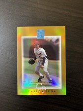 Carlos Pena 2003 Topps Tribute Contemporary Gold Holo /25 #55 SSP Detroit Tigers