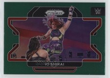 2022 Panini Prizm WWE Green Prizm Io Shirai #63 1c0k