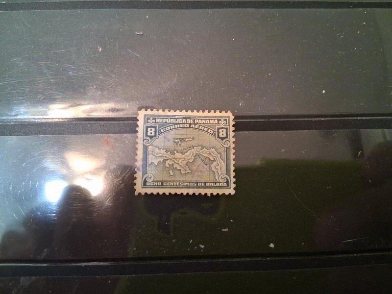 PANAMA (CANAL ZONE) AIR MAIL #6Cc USED (LOT 6)