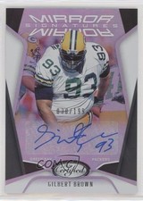 2020 Certified Mirror Signatures 30/199 Gilbert Brown #MS-GB Auto 0c2