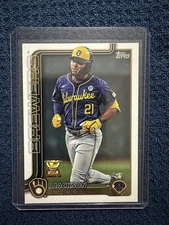 2025 Topps Series 2 Jackson Chourio Companion Card #CTC-17 Milwaukee Brewers