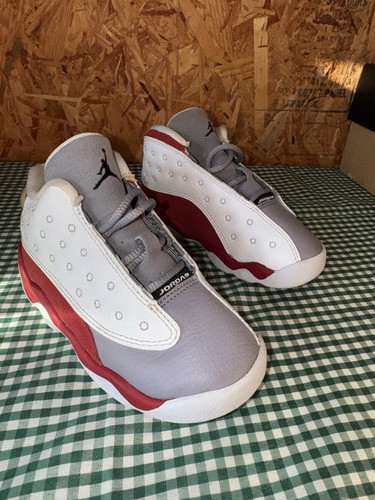 Nike Air Jordan Retro Grey Toe 2014 White Red Grey Größe 8C - Bild 11 von 11