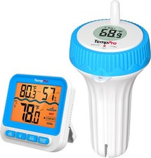 Waterproof Wireless Pool Thermometer Easy Read Digital Pool Thermometer Floating