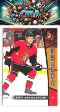 2019-20 Upper Deck NHL Rookie Box Set #15 Erik Brannstrom