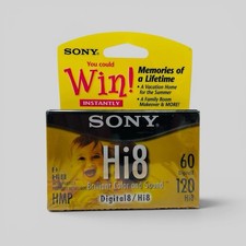 Sony Hi8 HMP Video Tape 60 Min Digital8 120 Min Hi8 New