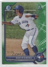 2022 Bowman Chrome Prospects Green Refractor 16/99 Martin Gimenez #BCP-97 0lj5