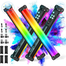 Videoleuchte RGB Handheld Tube Licht 3200K-8500K mit Stativ 12 Effekte f&uuml;r