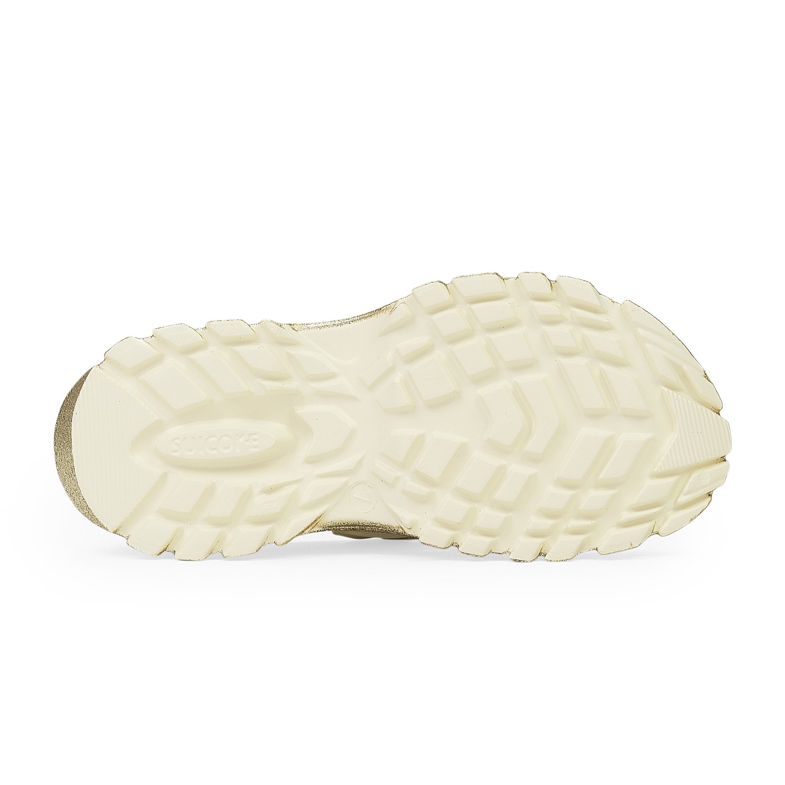 PANTOFOLA D’ORO LACCETTE MOK LANVIN ORO BEIGE NUOVE CON SCATOLA CORDOLO SUICOKE SLIDES TAGLIA 45 $450